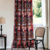 Maisie Vintage Boho Geometric Light Filtering Custom Curtain